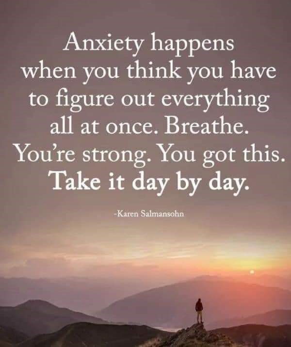 Anxiety quote - breathe